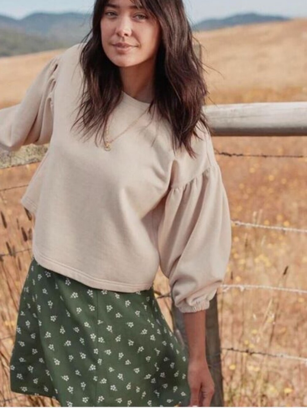 Marine Layer | Jace Puff Sleeve Sweatshirt